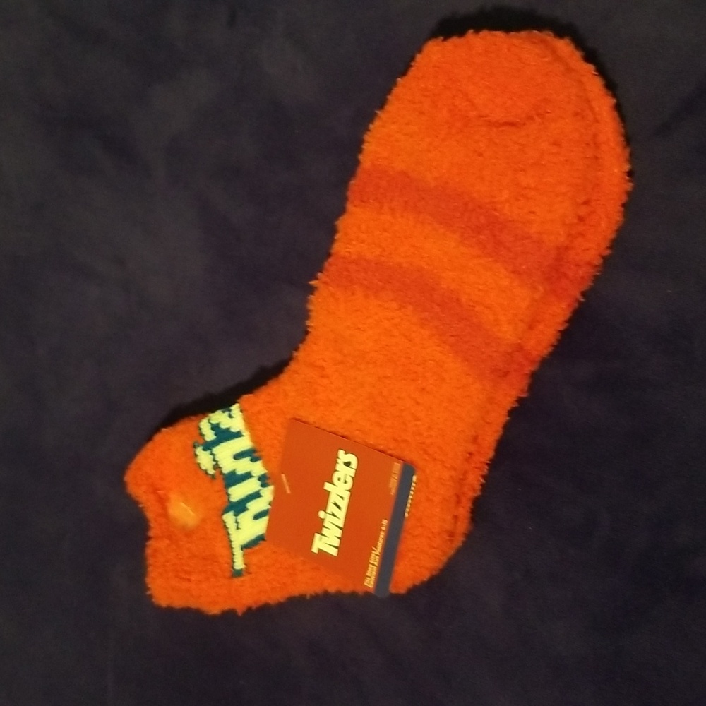 Twizzlers Red super soft slipper socks NWT